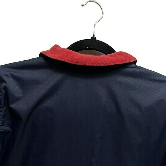Mens columbia Basin Butte fleece full zip  Red And Navy Blue Cozy New NT Size L - Picture 12 of 12